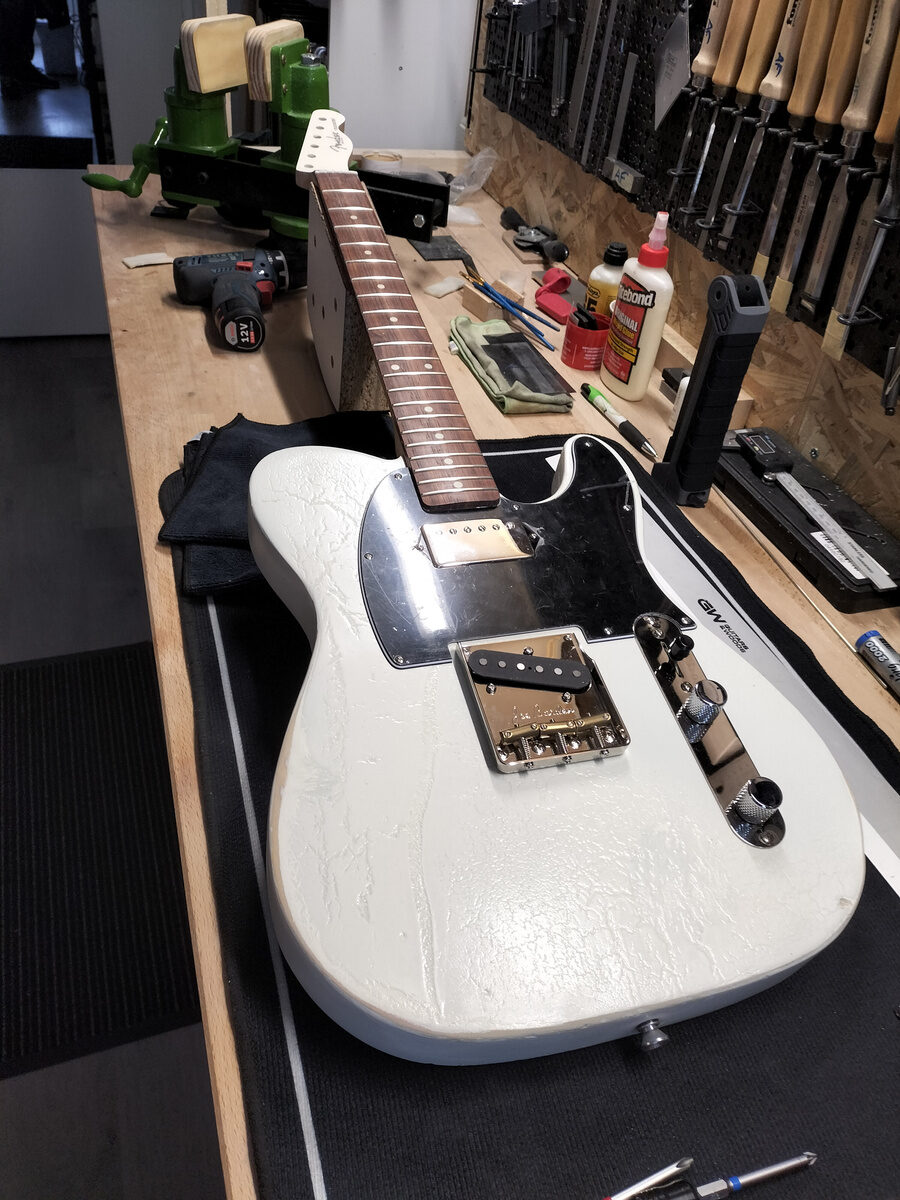 Modification et personnalisation d'une guitare